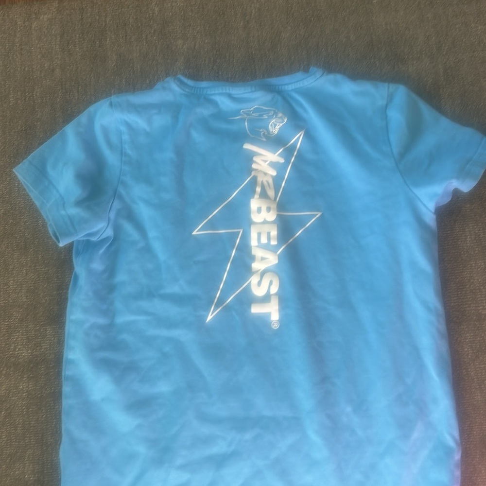 MrBeast | Blue Staple Tee